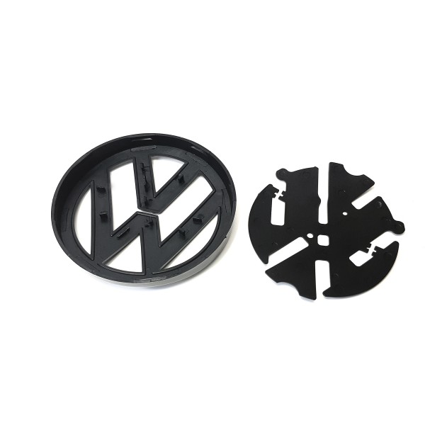 Emblème Volkswagen - noir - Golf 7 - MK 7 - Set de 2 Avant et